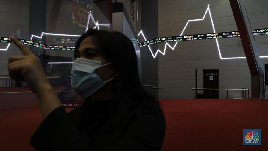 Ilustrasi Bursa Efek Indonesia, Kamis 26/3/2020 (CNBC Indonesia/Tri Susilo)