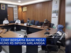 CT Corp Bersama Bank Mega Dukung RS Infeksi Airlangga