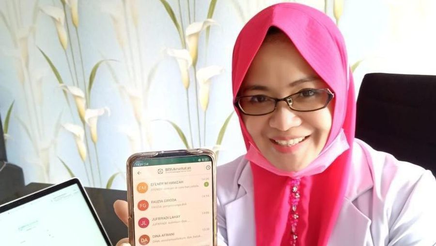 Mobile JKN menjadi andalan ketika kebijakan social distancing diterapkan guna mencegah penularan virus corona