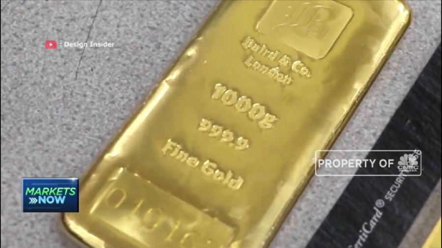 Pukul 14:58 WIB Harga Emas Dunia Tergelincir Aksi Jual (CNBC Indonesia TV)