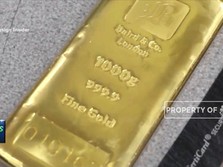 Kilau Emas Memudar Kala The Fed Gak Pede Inflasi Bisa Turun