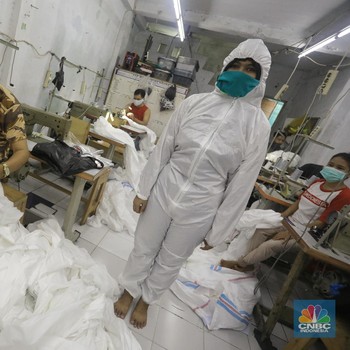 Mengintip Proses Pembuatan Alat Pelindung Diri Cegah Covid-19