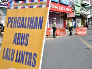 Catat! Sejumlah Ruas Jalan di Kota Medan Ditutup-Dialihkan Sore Ini