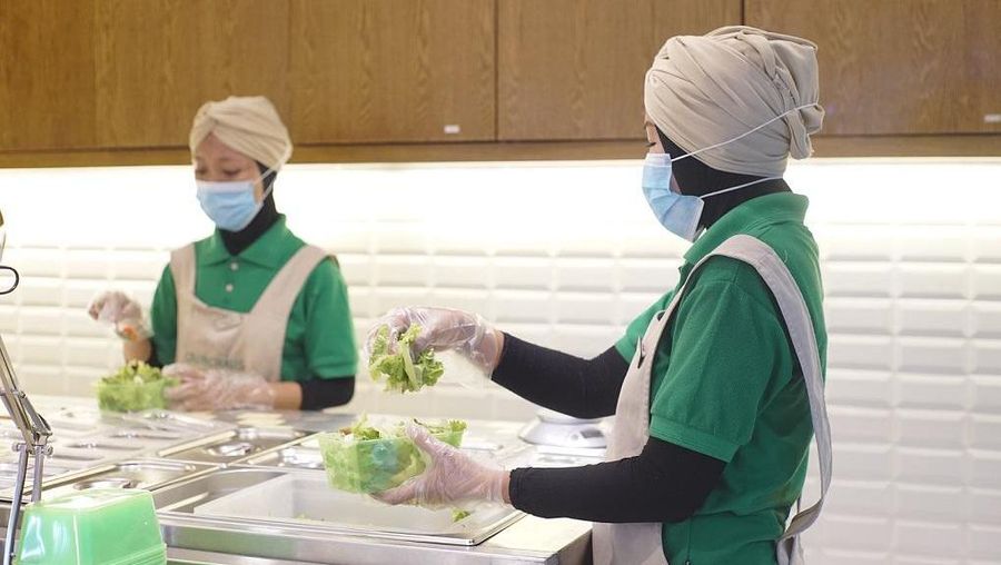 Mitra merchant Grab Food meningkatkan prosedur kesehatan dan kebersihan di tengah menyebarnya virus corona atau COVID-19
