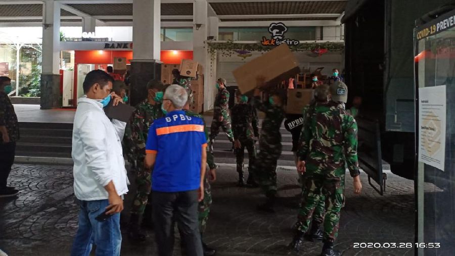 15 ribu APD tambahan sudah terdistribusi ke Rumah Sakit Pemerintah dan Swasta di DKI Jakarta, Sabtu (28/3/2020)