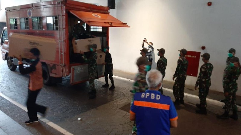 15 ribu APD tambahan sudah terdistribusi ke Rumah Sakit Pemerintah dan Swasta di DKI Jakarta, Sabtu (28/3/2020)