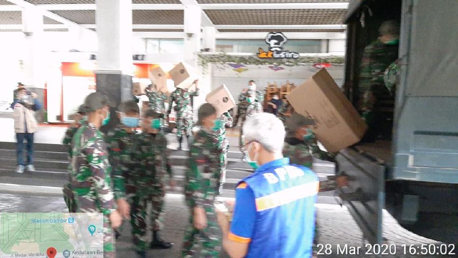 15 ribu APD tambahan sudah terdistribusi ke Rumah Sakit Pemerintah dan Swasta di DKI Jakarta, Sabtu (28/3/2020)