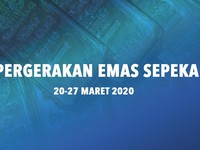 Tak Terbendung, Ini Pergerakan Emas Sepekan 20-27 maret 2020