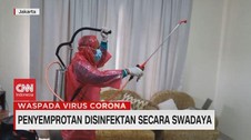 VIDEO: Penyemprotan Disinfektan Secara Swadaya