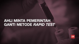 VIDEO: Ahli Sarankan Rapid Test Sampel Darah Diganti PCR