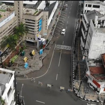 Begini Penampakan Buka Tutup Jalan di Kota Bandung Hari ini