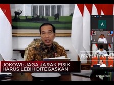 Jokowi: Aturan Social Distancing Harus Lebih Tegas & Disiplin