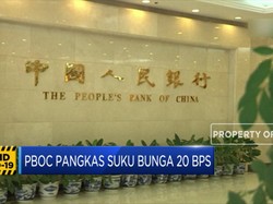 PBOC Pangkas Suku Bunga 20 Bps