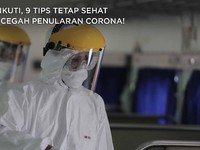 Yuk Ikuti, 9 Tips Tetap Sehat dan Cegah Penularan Corona!