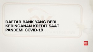 VIDEO: Daftar Bank Pemberi Keringanan Kredit di Tengah Corona
