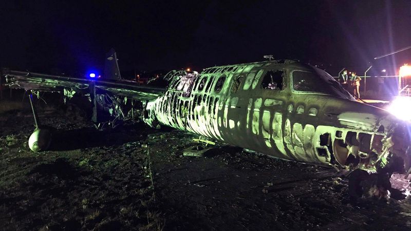 Begini Penampakan Filipina Lionair yang Jatuh di Manila - Foto 1