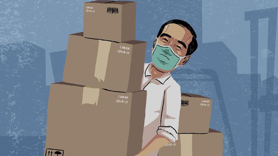 Infografis: 6 Paket Bantuan Jokowi: Listrik Gratis Sampai Kartu Sembako