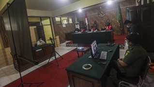 Imbas Corona, Pengadilan Palembang Gelar Sidang Virtual