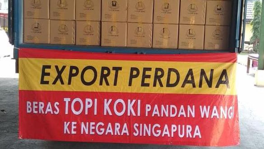Beras Pandan Wangi Cianjur merupakan salah satu varietas yang digemari di Singapura.