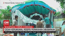 VIDEO: Cegah Kerumunan, Resepsi Pernikahan Dibubarkan