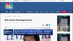 Ketua Umum PB PASI Bob Hasan Meninggal Dunia