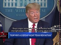 AS Dicekam Korona, Ini Pesan Trump