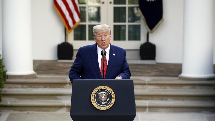 Presiden Amerika Serikat (AS) Donald Trump memperingatkan Iran pada Rabu (1/4/2020).