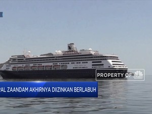 Setelah Terkatung-Katung, Zaandam Diizinkan Berlabuh