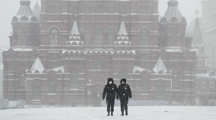 Ibu kota Rusia, Moscow, memberlakukan lockdown di seluruh kota.