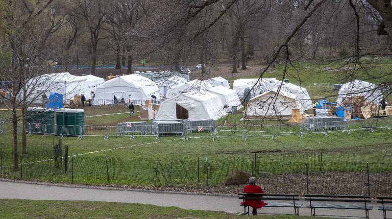 New York mecatata kasus corona (COVID-19) terbanyak di Amerika Serikat.