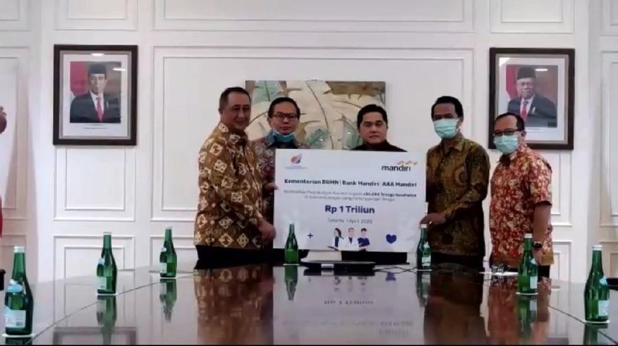 Total nilai pertanggungan asuransi yang diberikan mencapai Rp 1 triliun.