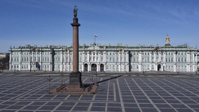 Ibu kota Rusia, Moscow, memberlakukan lockdown di seluruh kota.