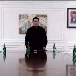 Salam Perpisahan Erick Thohir untuk Sang Bapak Patah Hati