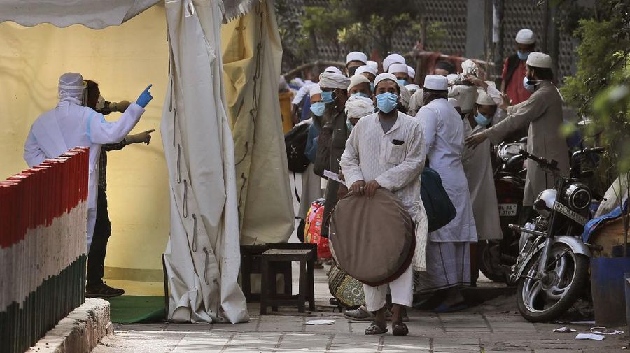 India mencari ratusan orang yang menghadiri tabligh akbar di New Delhi guna menekan COVID-19.
