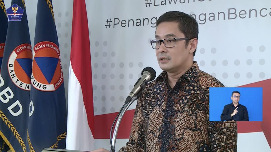 Ketua Relawan Covid-19 Andre Rahadian (Youtube BNPB Indonesia)
