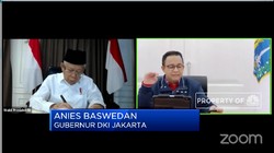Laporkan Soal Covid-19, Ini Permintaan Anies ke Ma'ruf Amin