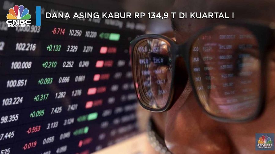 Dana Asing Kabur Rp 134,9 T di Kuartal I