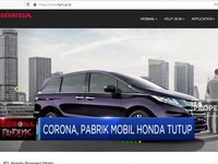 Pabrik Mobil Honda Tutup Akibat Corona