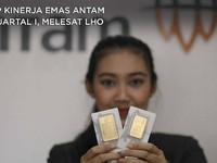 Intip Kinerja Emas Antam di Kuartal I, Melesat lho