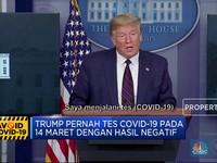 Jalani Test Kedua, Trump Dinyatakan Negatif Covid-19
