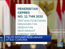 Teliti Hitung Kebijakan Atasi Corona