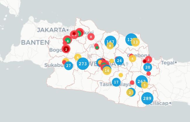 Berkat Psbb 5 Daerah Di Jabar Masuk Zona Biru