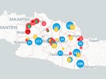 Peta Corona Pikobar Jabar 7 April: 263 Positif, 29 Meninggal