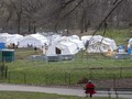 FOTO: Membangun RS Darurat Corona di Taman Kota New York