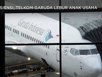 Ikut Titah Erick, Telkom & Garuda Lebur Anak Usaha