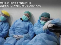 Hampir 1,1 Juta Penduduk Planet Bumi Terinfeksi Covid-19