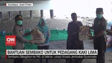 VIDEO: Bantuan Sembako Untuk Pedagang Kaki Lima
