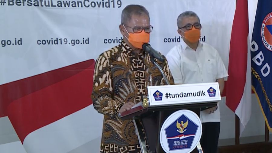 Achmad Yurianto selaku Juru Bicara Pemerintah Covid-19. (Dok: BNPB)