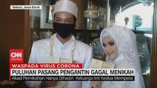 VIDEO: Puluhan Pasang Pengantin Gagal Menikah Akibat Corona