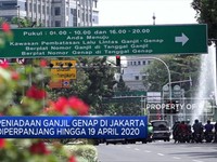 Peniadaan Ganjil Genap di DKI Diperpanjang Hingga 19 April
